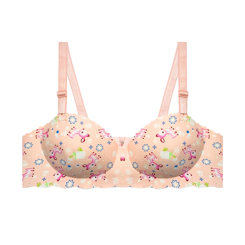 سوتین اسفنجی زنانه مدل دکلته لیزری بدون فنر نیم جک کد 68993