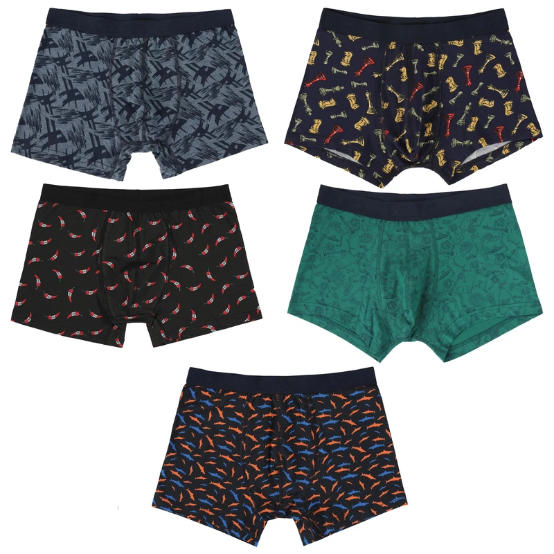 شورت پادار مردانه کالینز مدل CLP131HOR مجموعه 5 عددی