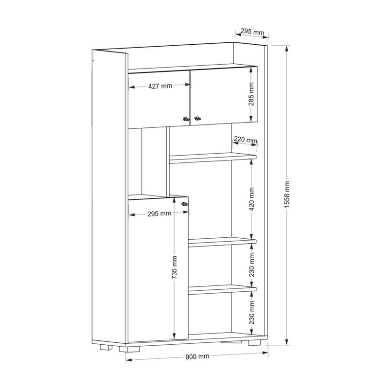کتابخانه مدل DLF32L