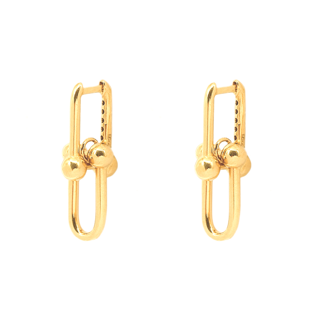 گوشواره طلا 18 عیار زنانه ماوی گالری مدل تیفانی 1