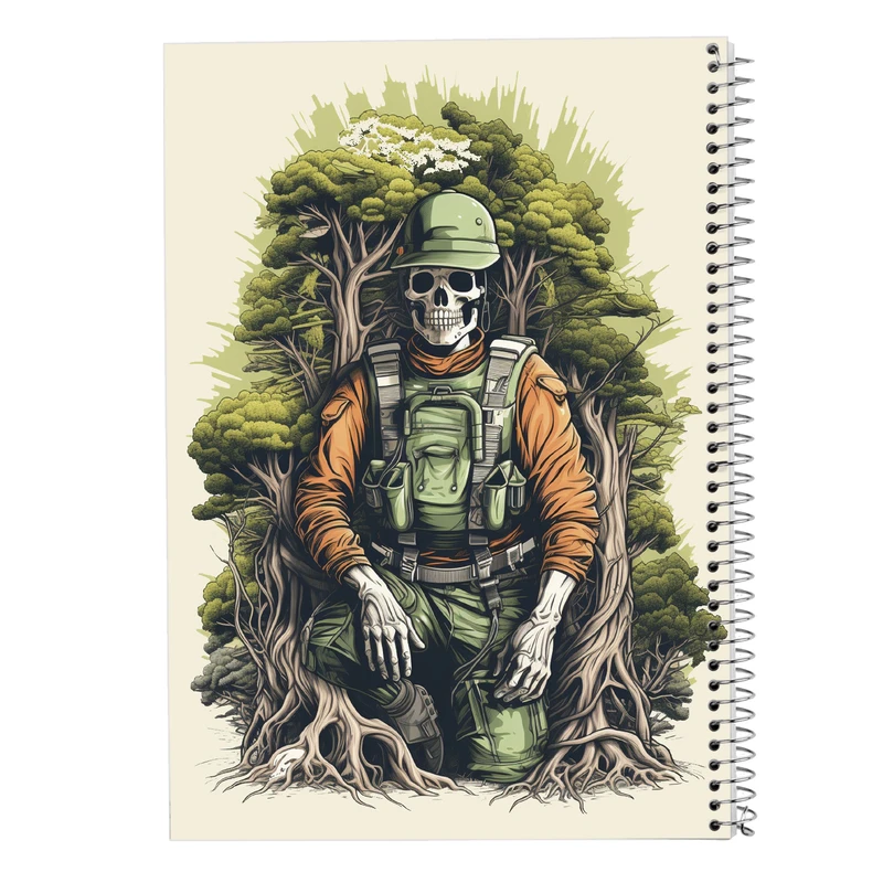 دفتر شطرنجی 50 برگ مدوپد مدل ChainSaw Man کد DF10906