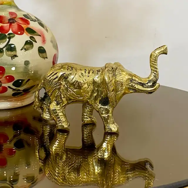 دکوری برنجی مدل فیل829-400