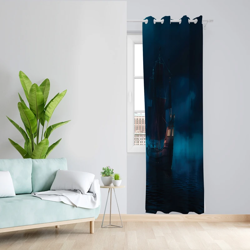 پرده مدل مخمل پانچی کد 2320 z سایز 140x200 سانتی متر