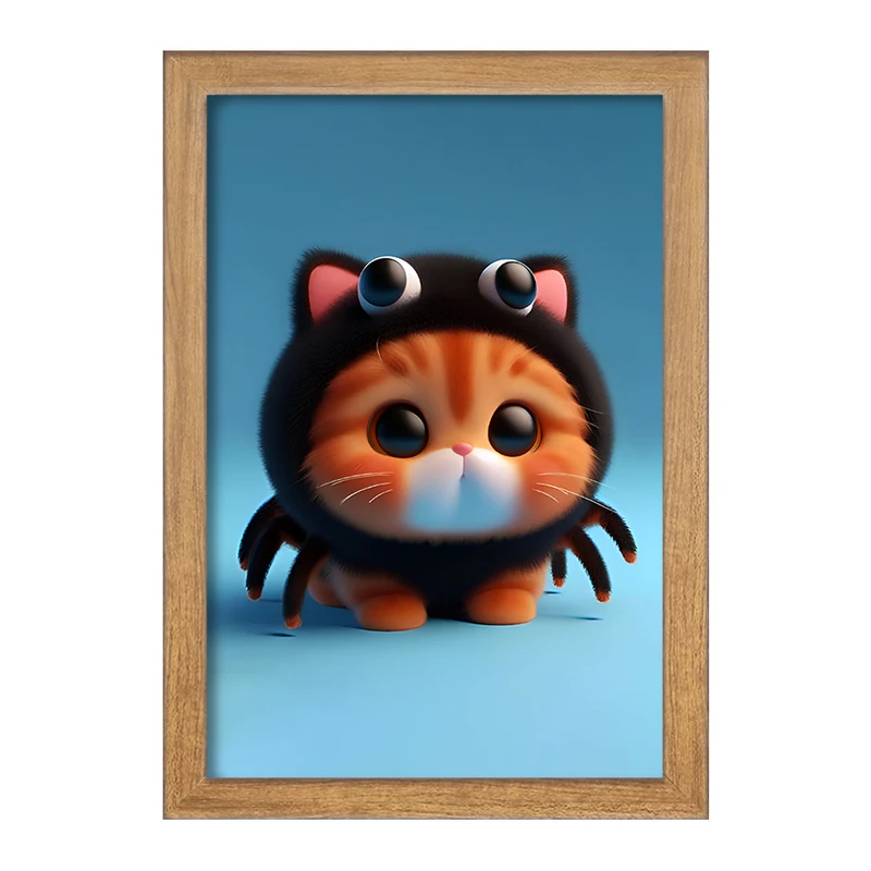 تابلو خندالو مدل گربه کوچولو کد F8555