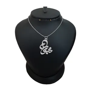 گردنبند نقره زنانه ترمه ۱ مدل محبوبه کد ma 676