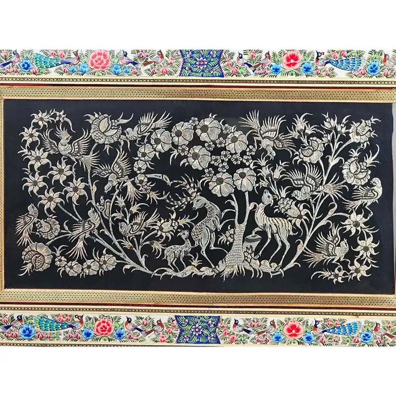 تابلو قلمزنی طرح اسلیمی کد t8050