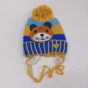 کلاه بافتنی پسرانه مدل خرس کد 95