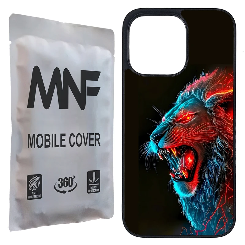 کاور ام ان اف طرح Lion کد P-105 مناسب برای گوشی موبایل اپل iPhone 13 Pro