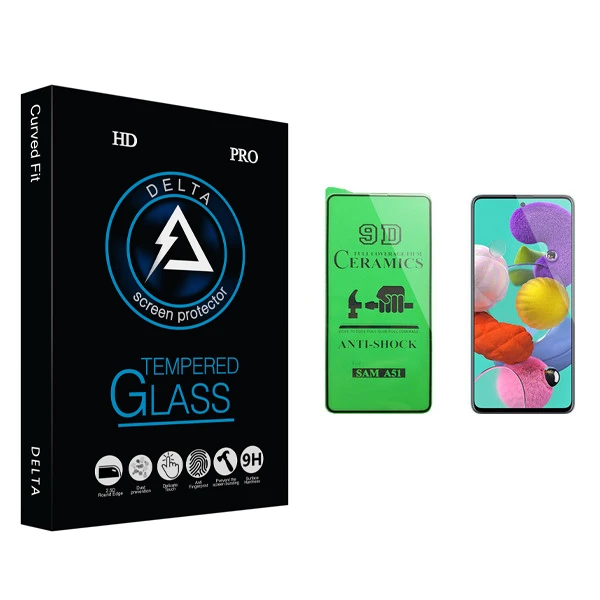 محافظ صفحه نمایش سرامیکی دلتا مدل Fit مناسب برای گوشی موبایل سامسونگ Galaxy A51