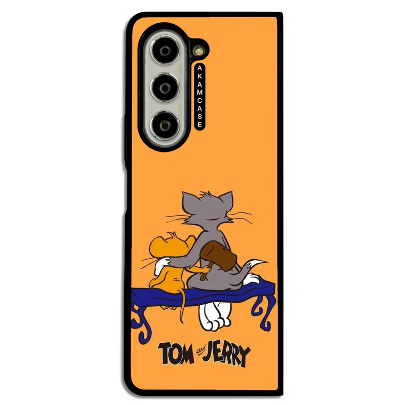 کاور آکام مدل AMC-WSGZFOLD5-TOM & JERRY12 مناسب برای گوشی موبایل سامسونگ Galaxy Z Fold 5