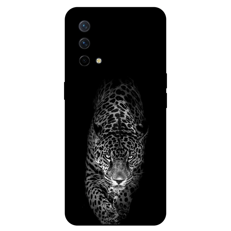 کاور مگافون طرح پلنگ مدل 1879 مناسب برای گوشی موبایل وان پلاس Nord CE 5G