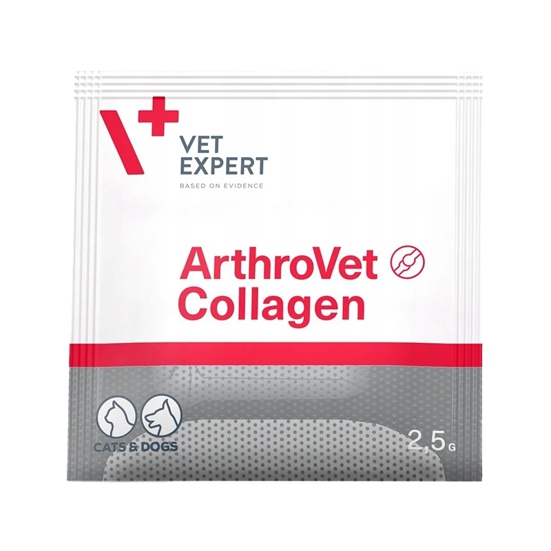 پودر مکمل مفاصل سگ و گربه وت اکسپرت مدل ArthroVet Collagen بسته 60 عددی