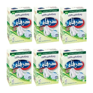پودر ماشین لباسشویی درفام مدل 2X وزن 500 گرم بسته 6 عددی