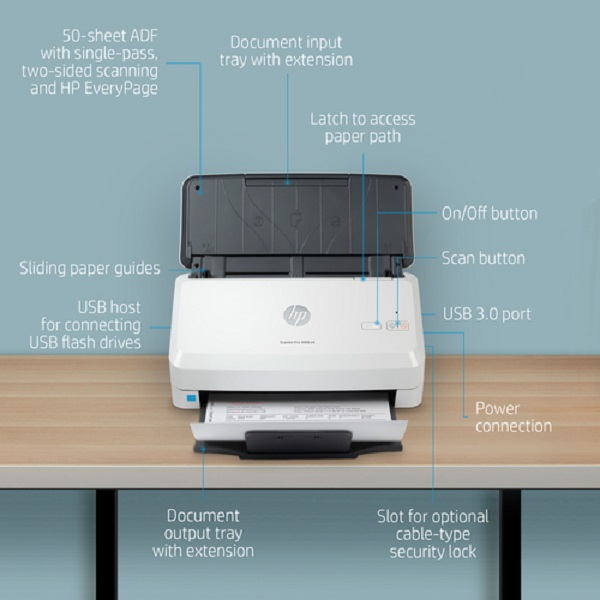 مشخصات، قیمت و خرید اسکنر اچ\u200cپی مدل ScanJet Pro 3000 s4 | دیجی\u200cکالا