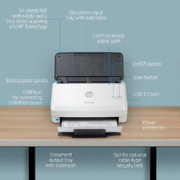 اسکنر اچپی مدل ScanJet Pro 3000 s4