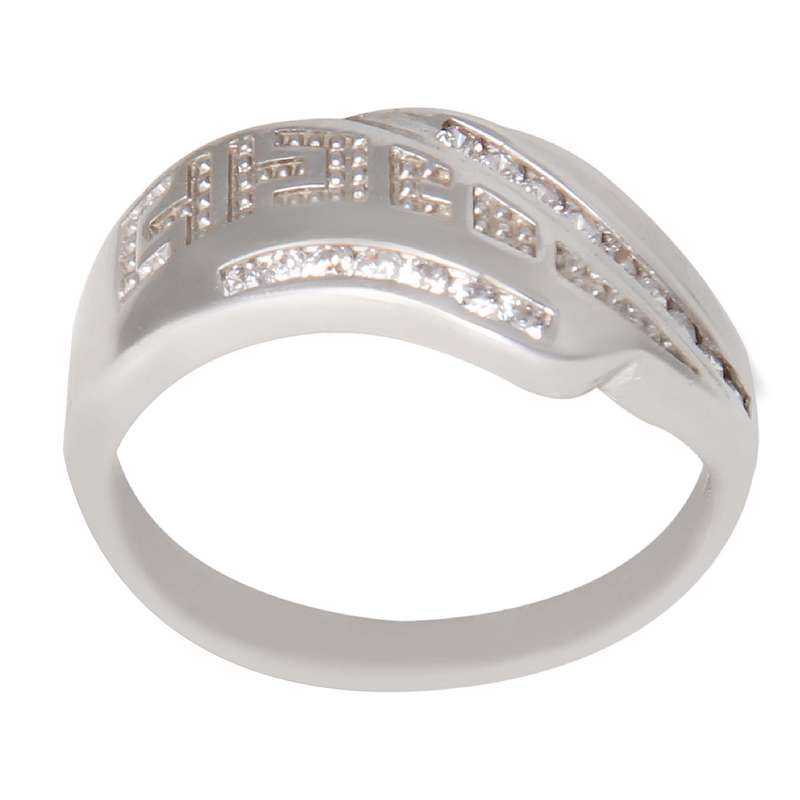 انگشتر نقره مردانه مدل آبکاری رادیوم کد AM_2268