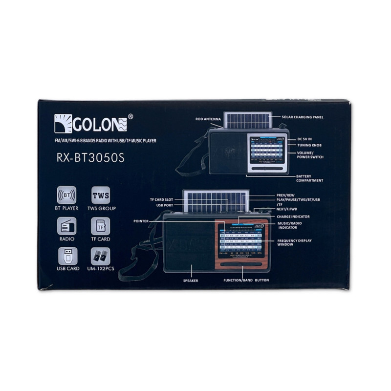 رادیو گولون مدل RX-BT3050S