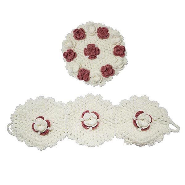 لیف حمام مدل گل مجموعه دو عددی