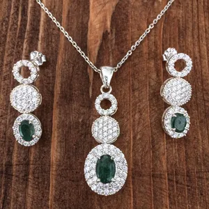 نیم ست نقره زنانه کد 2022