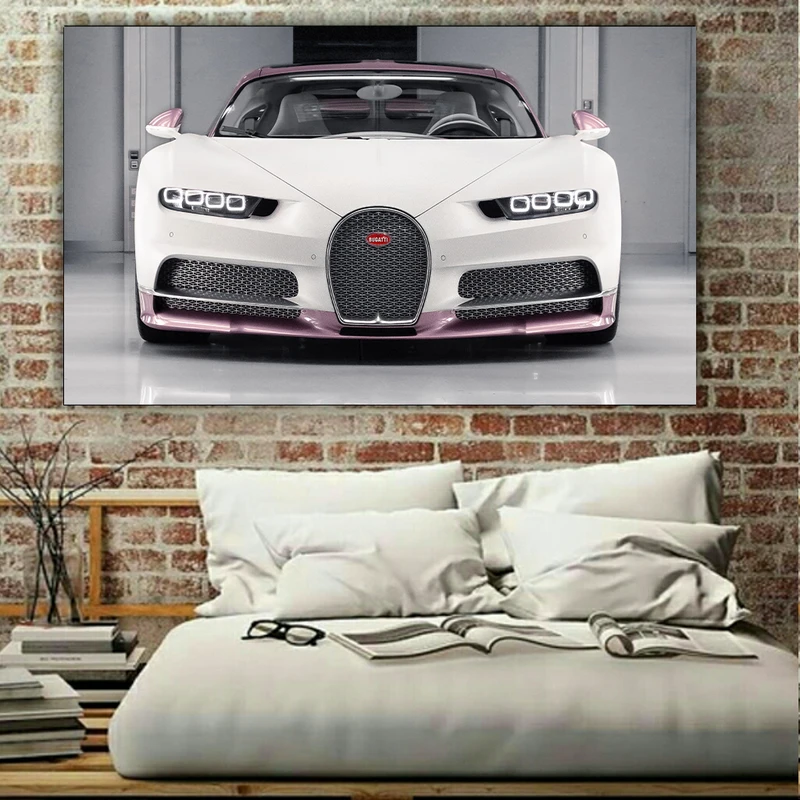 تابلو بوم طرح ماشین مدل Bugatti Chiron Sport Alice کد AR2768