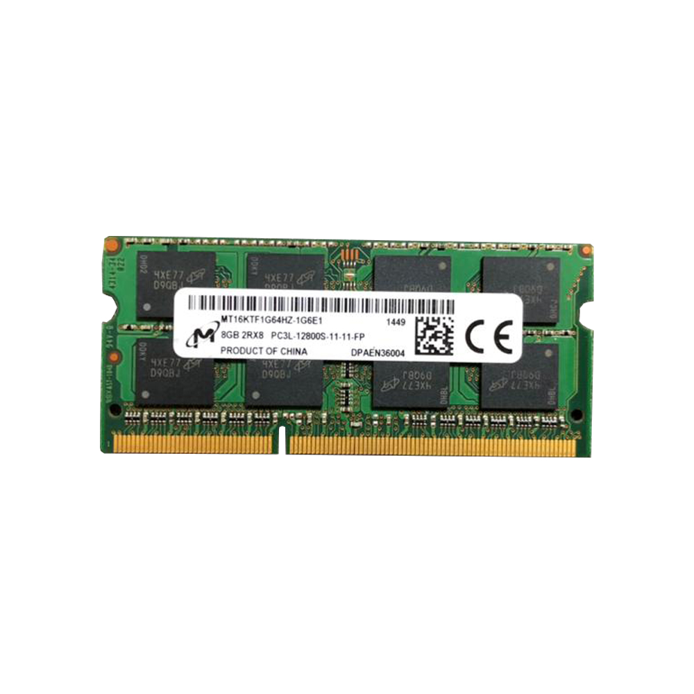 رم لپ تاپ DDR3 تک کاناله 64 مگاهرتز میکرون مدل MT16KTF1G64HZ-1G6E ظرفیت 8 گیگابایت