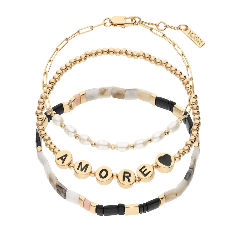 دستبند زنانه تاش مدل Amore مجموعه سه عددی 