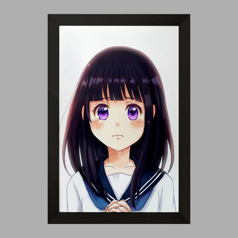 تابلو خندالو مدل چیتاندا انیمه هیوکا Hyouka  کد 17046