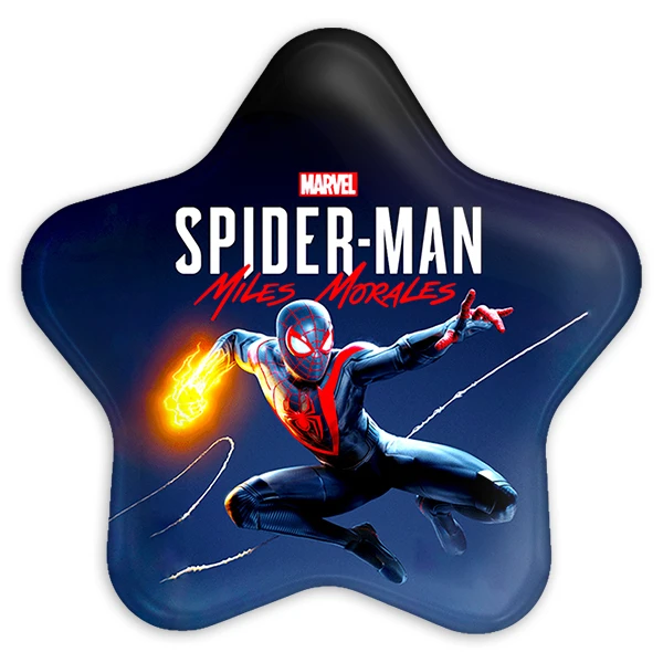 پیکسل خندالو طرح مرد عنکبوتی Spider Man مدل ستاره ای کد 13163