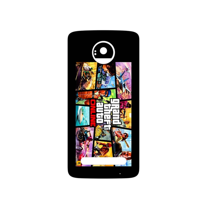 برچسب پوششی ماهوت مدل GTA Online Game Series مناسب برای گوشی موبایل موتورولا Moto Z2 Play