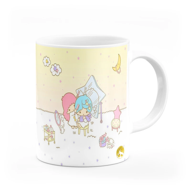 ماگ هومرو طرح انیمیشن ستاره های دوقلو کوچولو دخترونه فانتزی مدل MG4165