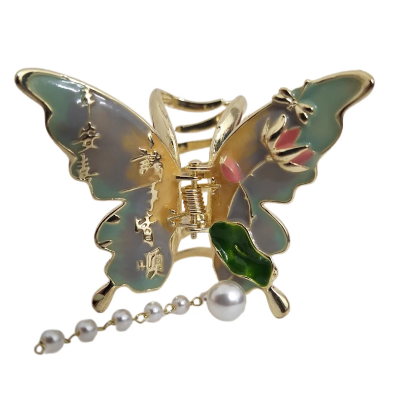 کلیپس مو زنانه مدل پروانه اویز دار مینی