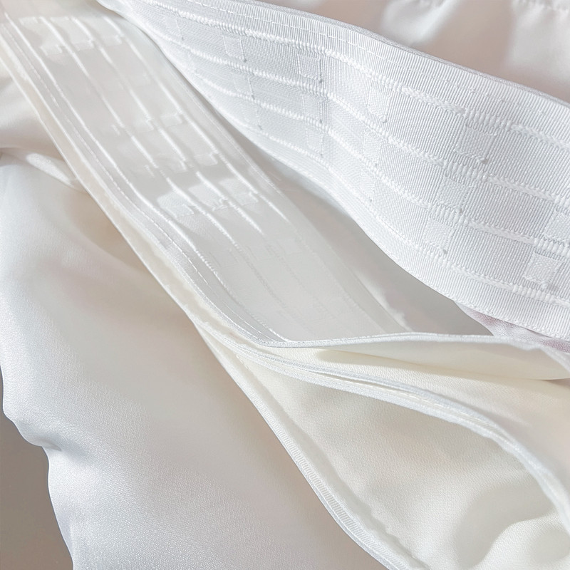 پرده مدل دوخت ساده حریر مات سایز 600x280 سانتی متر