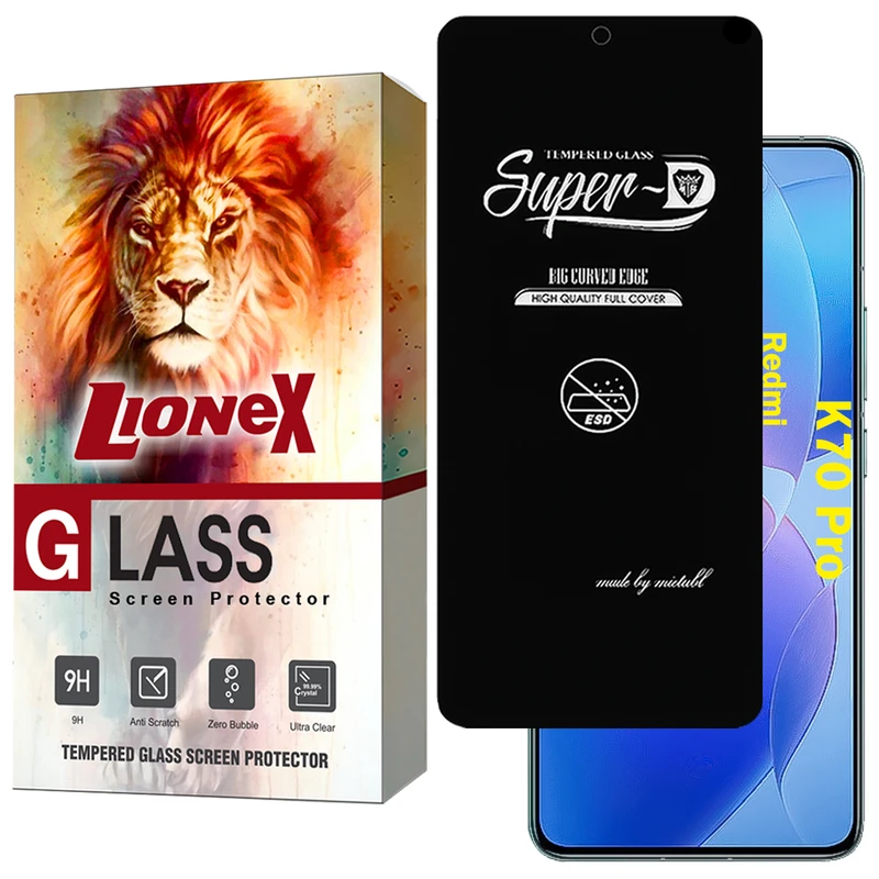 محافظ صفحه نمایش لایونکس مدل SUPERDNL مناسب برای گوشی موبایل شیائومی Redmi K70 Pro