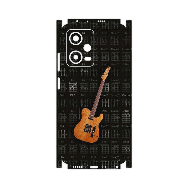 برچسب پوششی ماهوت مدل Guitar_Instrument-FullSkin مناسب برای گوشی موبایل شیائومی Redmi Note 12 Pro 5G