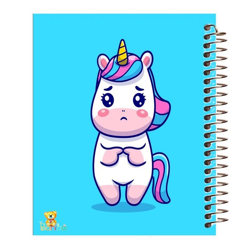 دفتر مشق 100 برگ بانیبو مدل یونیکورن کد G535