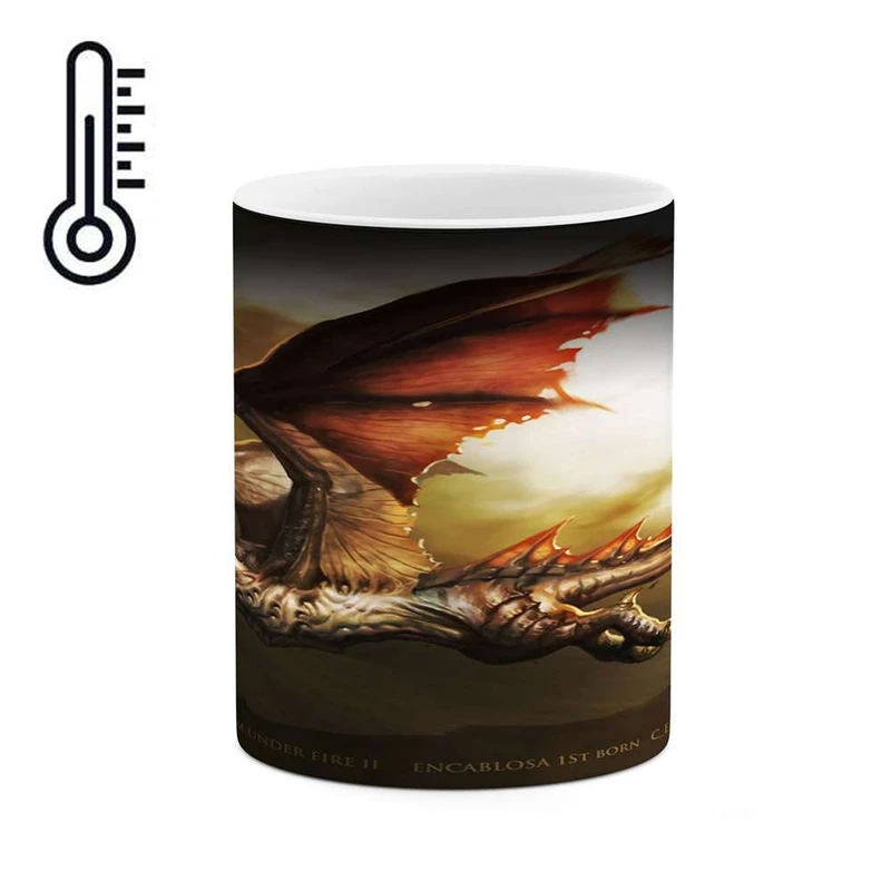 ماگ حرارتی کاکتی مدل نقاشی کد mgh13708