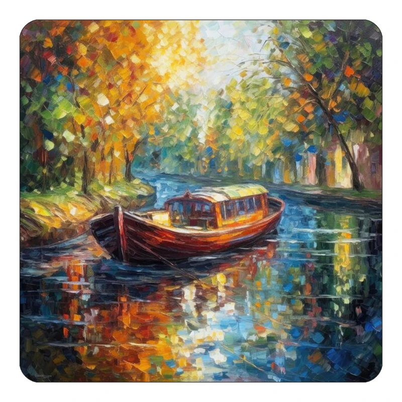 مگنت کاکتی طرح نقاشی رنگ روغن مدل mp70550