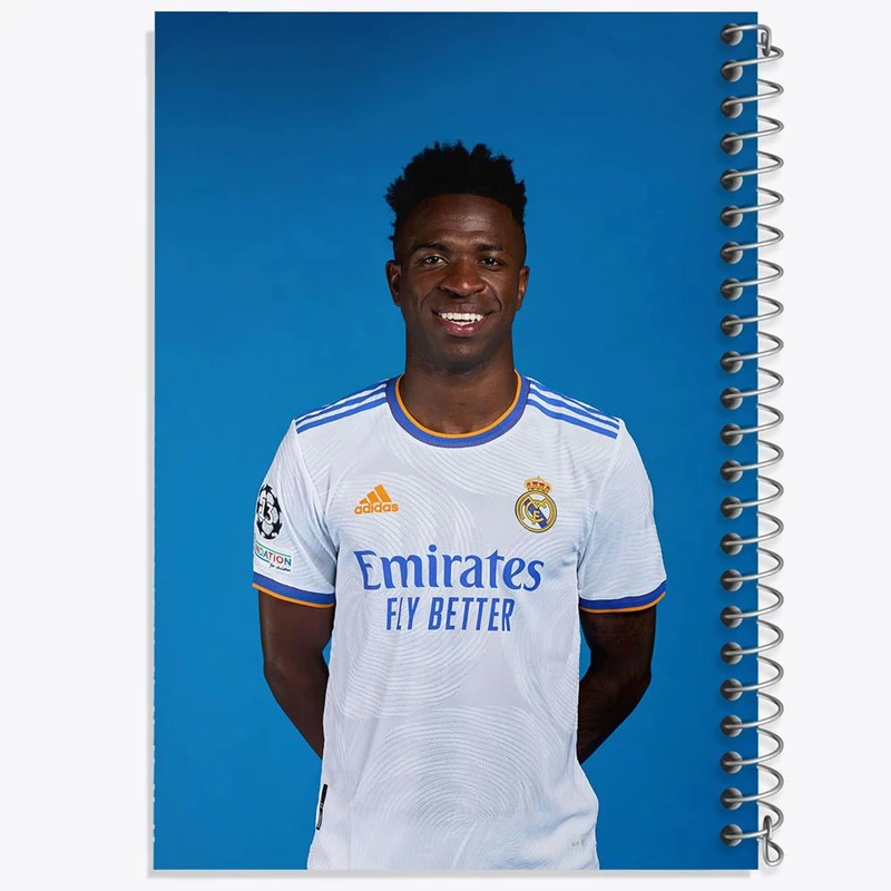 دفتر نقاشی 50 برگ خندالو مدل وینیسیوس جونیور Vini Jr کد 28899