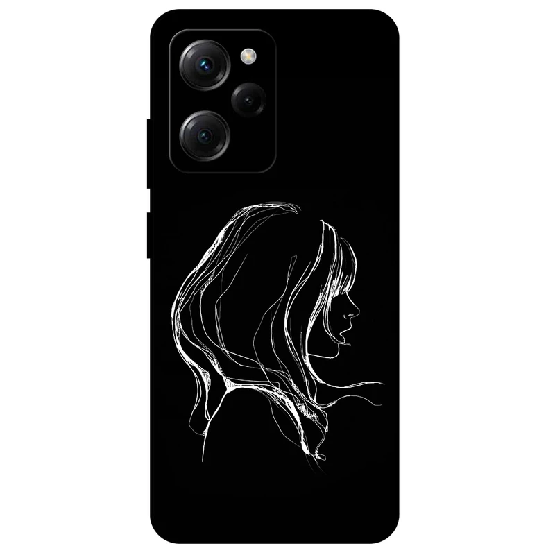 کاور مگافون طرح دخترانه مدل 7766 مناسب برای گوشی موبایل شیائومی Poco X5 Pro  