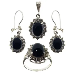 نیم ست نقره زنانه مدل b10