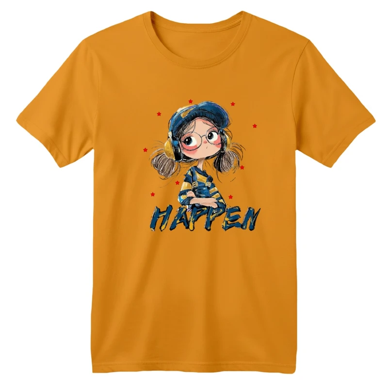 تی شرت آستین کوتاه بچگانه مدل دخترک کد 3