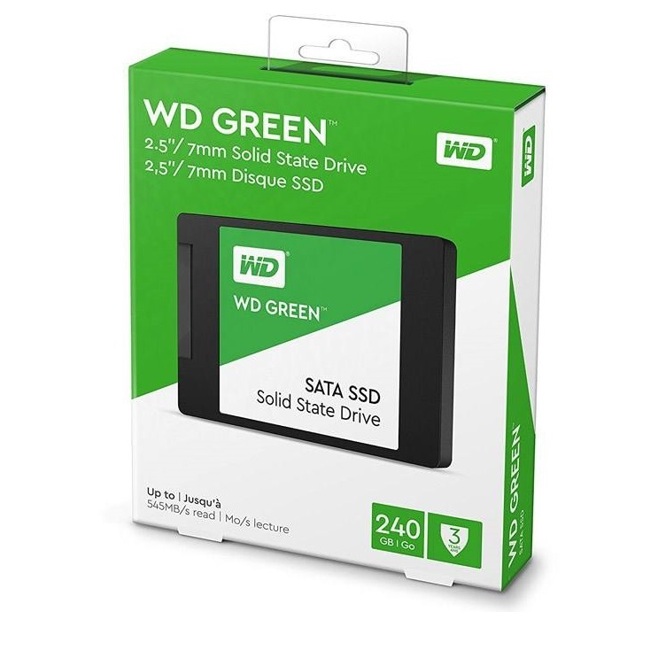 اس اس دی اینترنال وسترن دیجیتال مدل Green WDS240G2G0A ظرفیت 240 گیگابایت