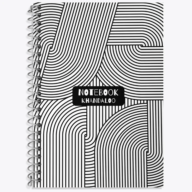 دفتر لغت 50 برگ خندالو طرح مدرن کد N843