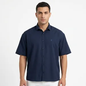 Candice Men’s Short Sleeve Lyocell Boxy Fit Shirt