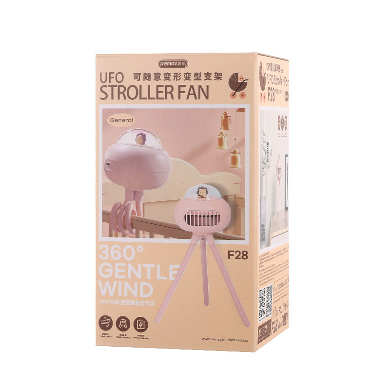 پنکه شارژی ریمکس مدل F28