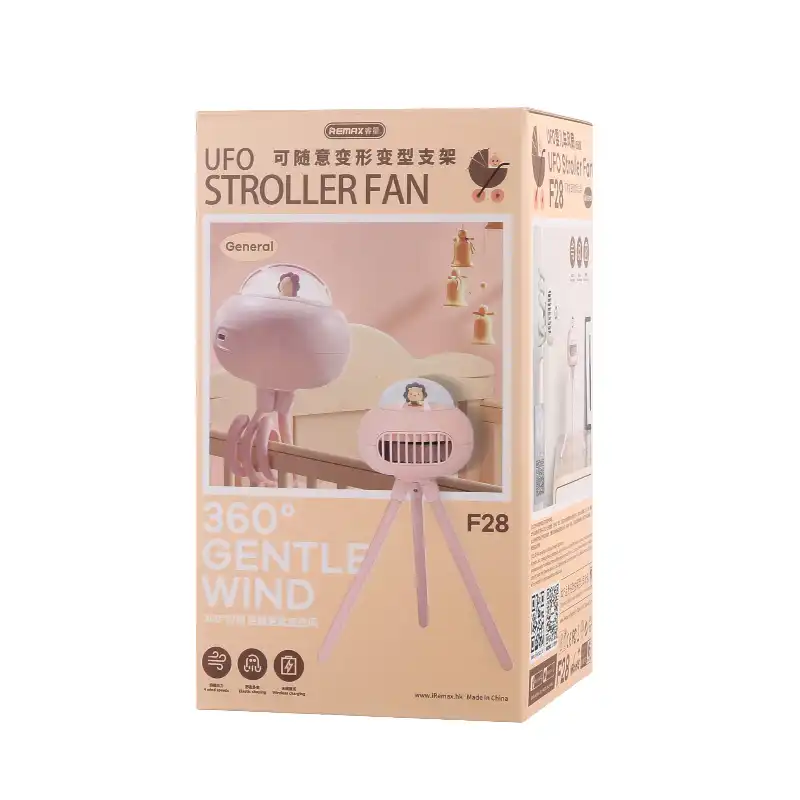 پنکه شارژی ریمکس مدل F28