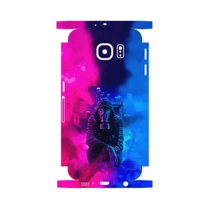 MAHOOT Smoke Rainbow Digital Art 2-FullSkin Cover Sticker for Samsung Galaxy S6 Edge