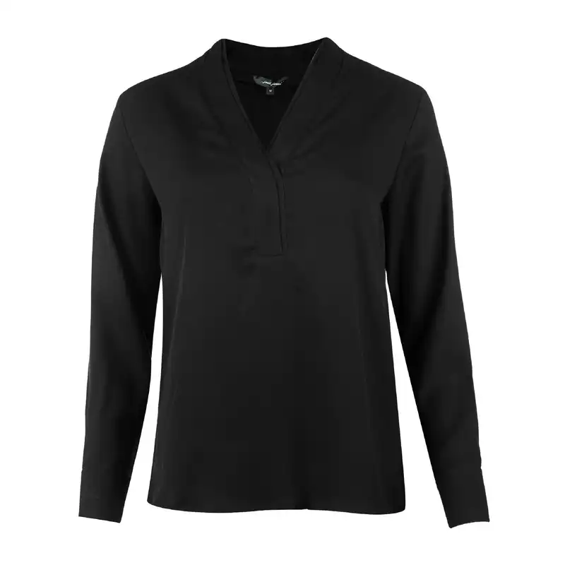 بلوز آستین بلند زنانه جوتی جینز مدل یقه هفت کد 122140 رنگ مشکی