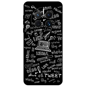 Megafone Social Media 1898 Cover For Huawei Mate 50 Pro