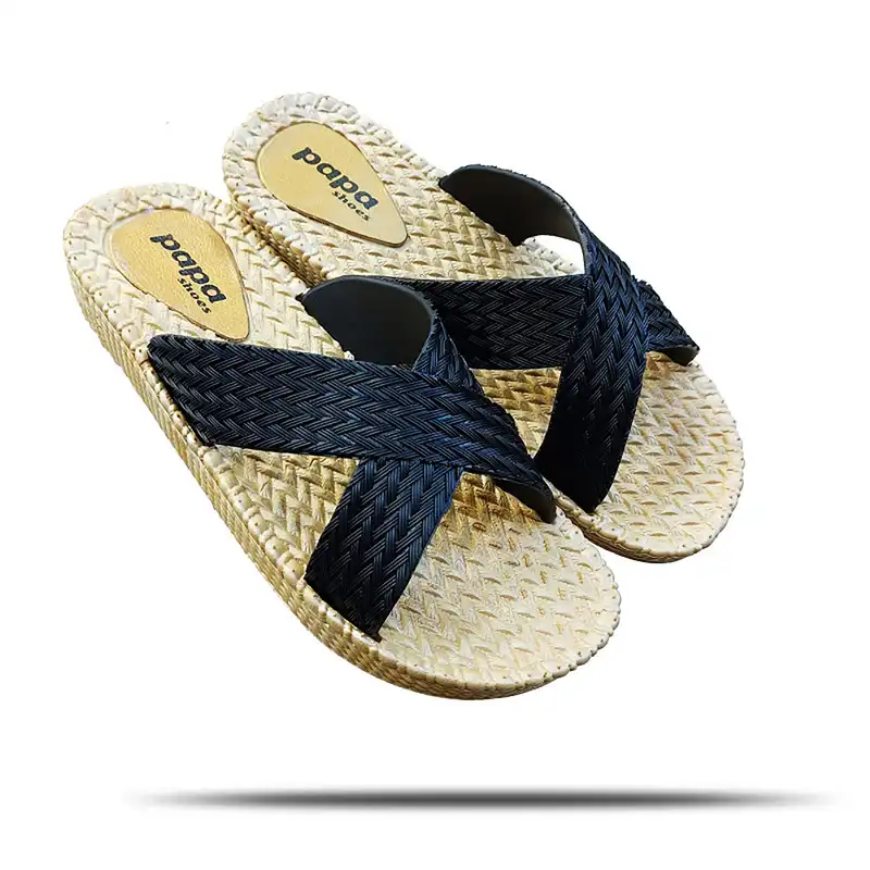 دمپایی زنانه پاپا مدل ایران پوش کد Bk